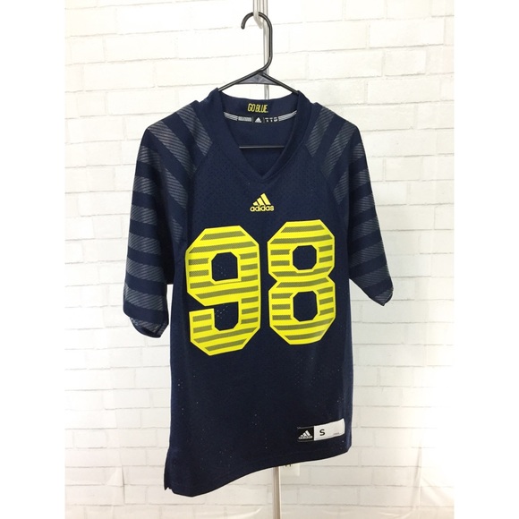 adidas Other - Premier Event Number 98 Michigan Wolverines Jersey